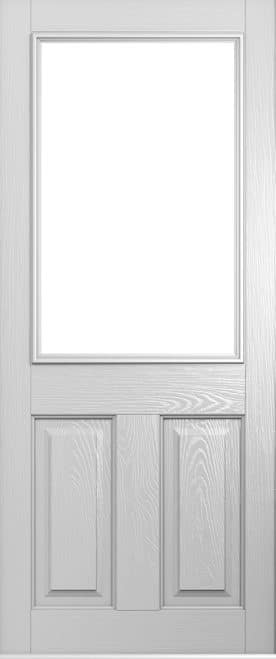 foiled white door