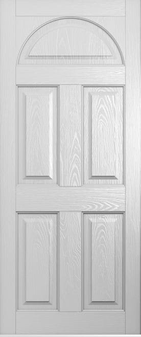 Solid Conway door in foiled white