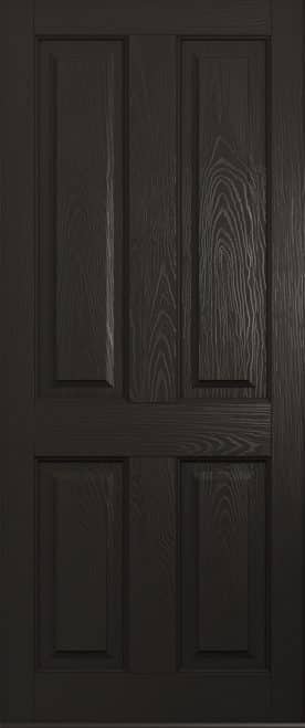 schwarzbraun ludlow solid door