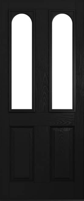 black nottingham front door