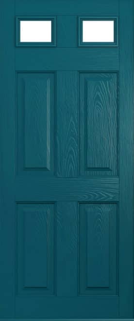 A Solidor Tenby door in Peacock blue
