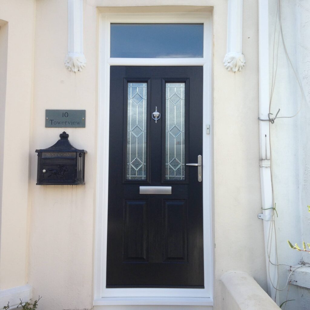 black ludlow door