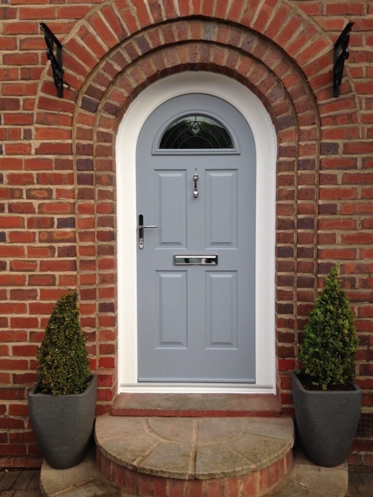Conway 1 arch composite door in French Grey