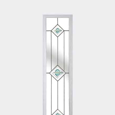 A glass pattern for a Solidor front door