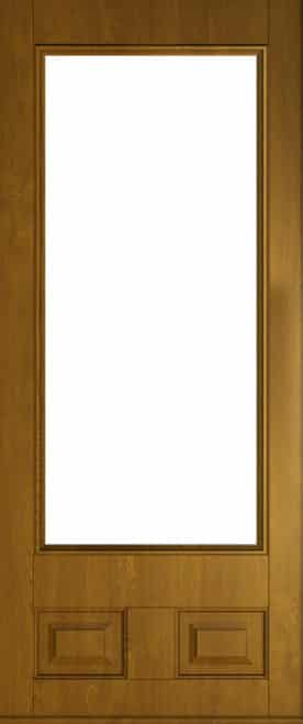 golden oak alnwick glazed front door
