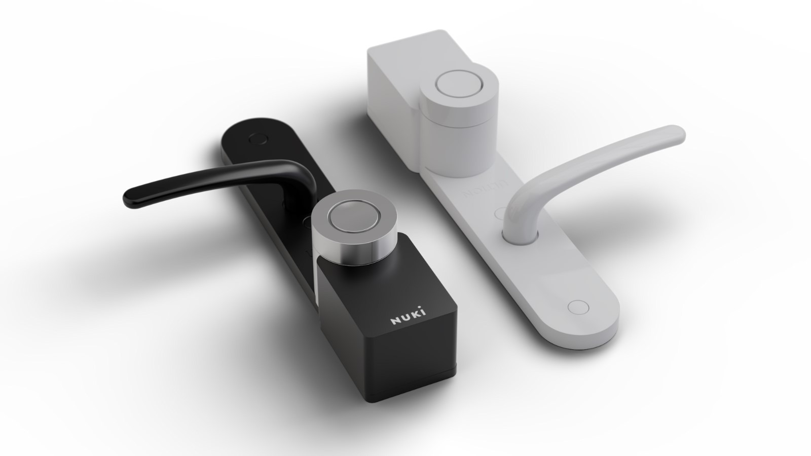 Ultion Nuki smart handles available in black or white
