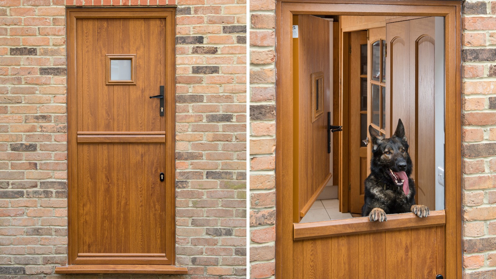 Golden Oak Flint Square stable Solidor