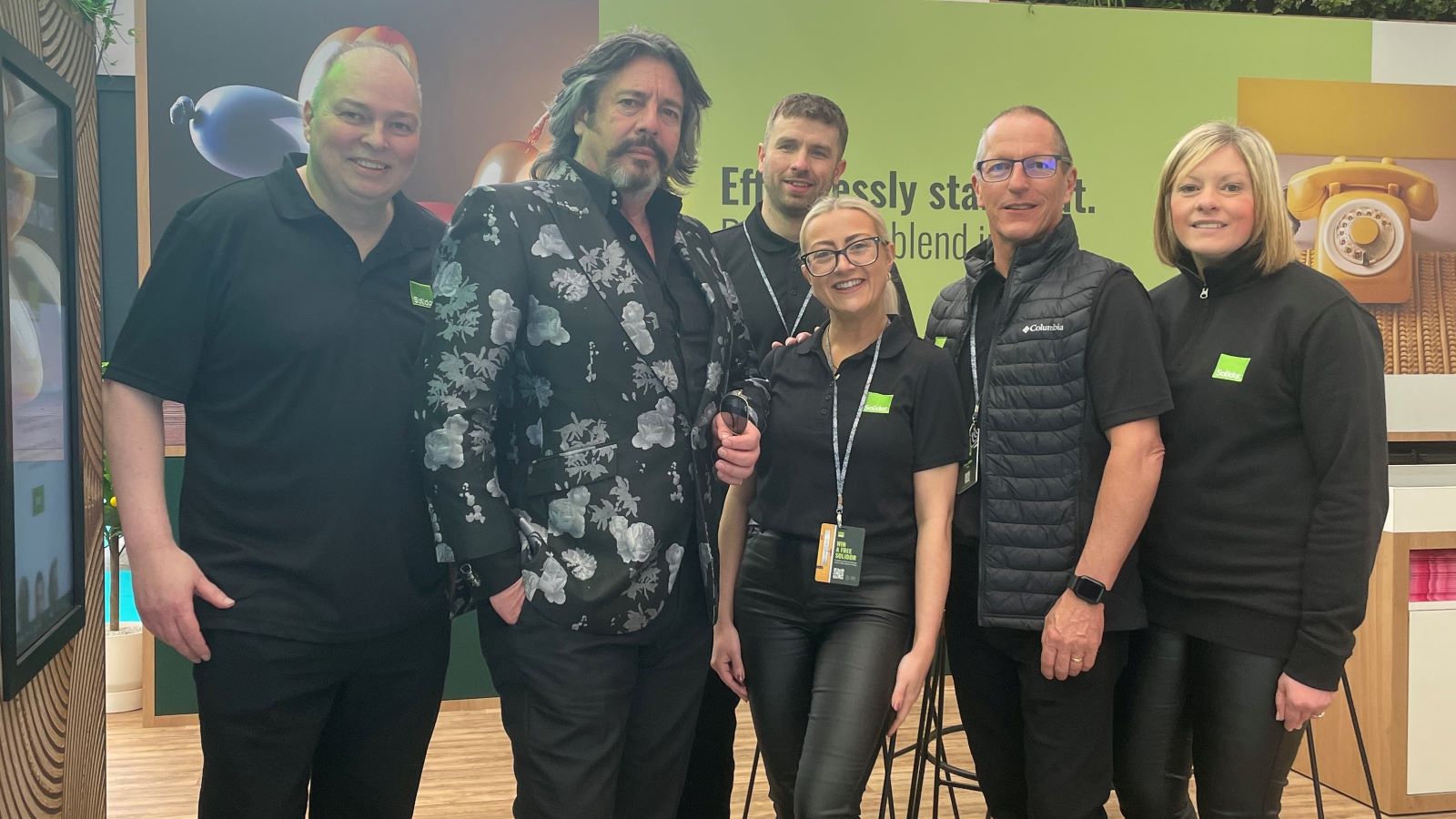 Solidor team with Laurence Llewelyn Bowen